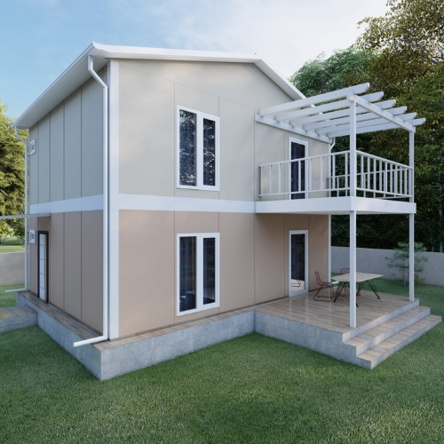 çift katlı prefabrik ev